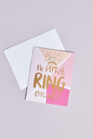 Picture of He Put A Ring On It Greeting Card