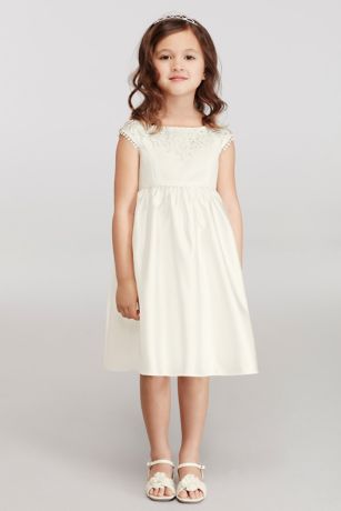 short sleeve flower girl dresses