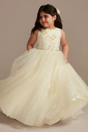 butterfly flower girl dress