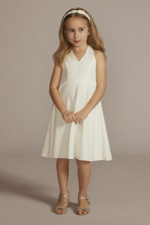 Picture of Lace Racerback Flower Girl Dress