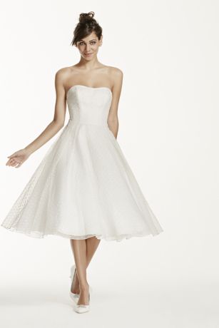 galina tea length wedding dress