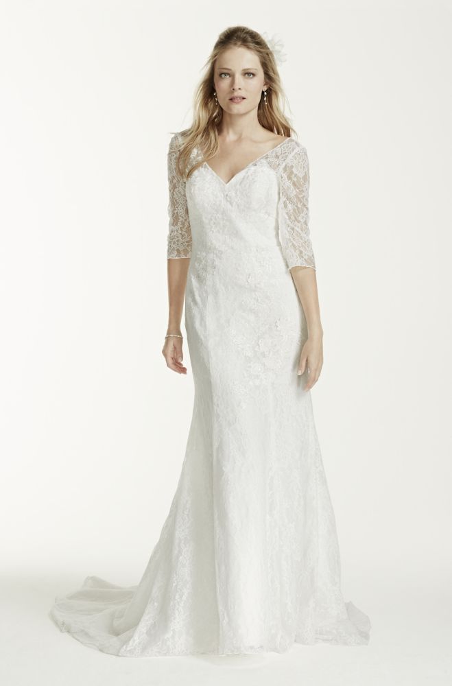 Trumpet Wedding Dress With Sleeves 8