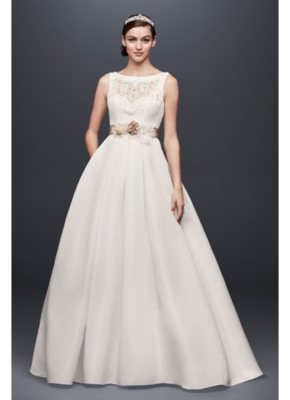 Open Back Wedding Dress with Beading and Pockets David s Open Back Wedding Dress with Beading and Pockets David s