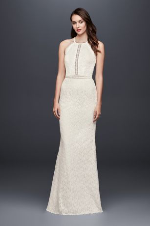 david's bridal bohemian wedding dress