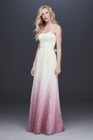 ombre wedding dress