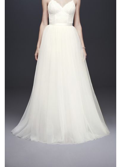 Long Separates Dress Alternatives Wedding Dress - David's Bridal Collection