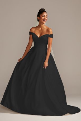 david's bridal black bridesmaid dresses