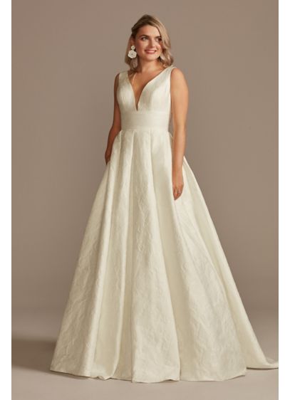 Long Ballgown Casual Wedding Dress - DB Studio