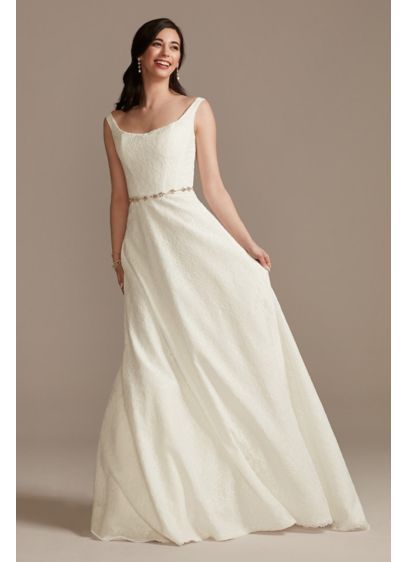 Long A-Line Beach Wedding Dress - DB Studio