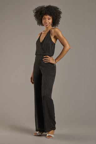 Picture of Metallic Halter Jumpsuit