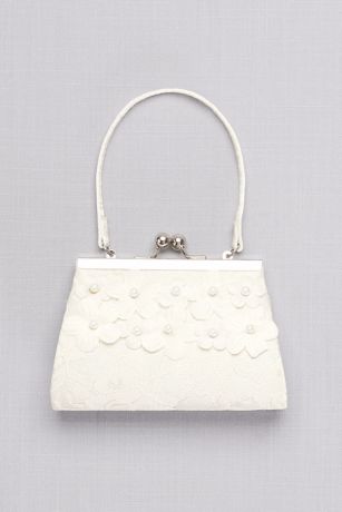 little girls white purse