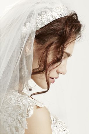 wedding veil headband