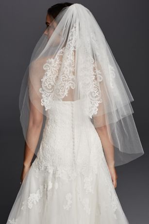 embellished bridal veils