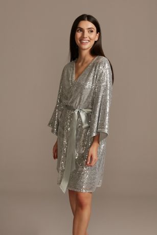 sparkly robe dress