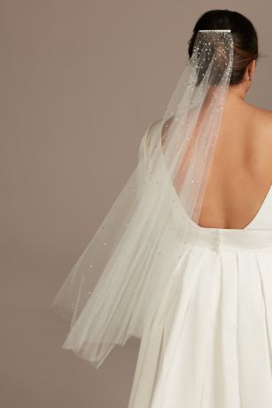 MidLength Wedding Veils David's Bridal