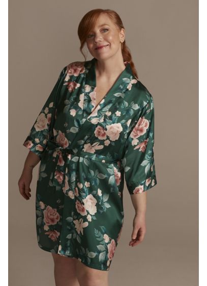 Juniper Floral Robe - A gorgeous gift for your party, this soft