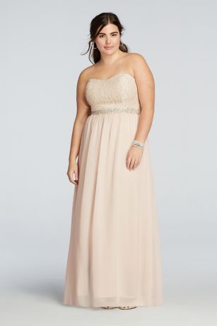 david's bridal plus size prom