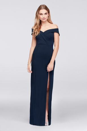 scuba long dress