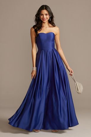 indigo quinceanera dresses