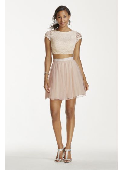 Short A-Line Cap Sleeves Cocktail and Party Dress - Speechless