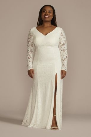 Picture of As Is Lace Scoop Back Sheath Wedding Dress