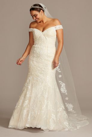 Picture of As Is Beaded Lace Long Sleeve Wedding Dress