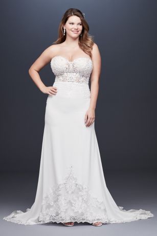Picture of As Is Lace Sheer Beaded Bodice Plus Size
