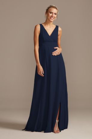 Picture of As Is Pleated Tank Chiffon Maternity Dress