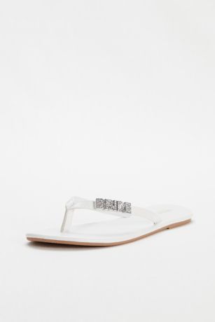 david's bridal flip flops