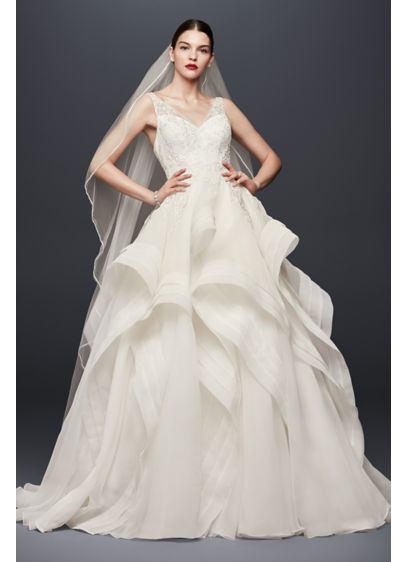 Truly Zac Posen Horsehair Tier Skirt Wedding Dress David Truly Zac Posen Horsehair Tier Skirt Wedding Dress David
