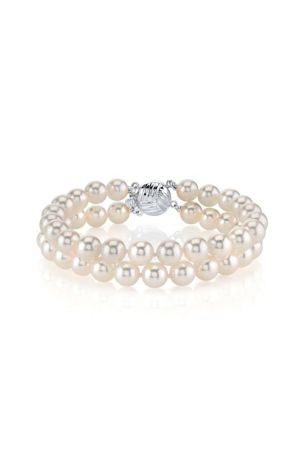 Picture of Japanese Akoya Double Pearl Bracelet