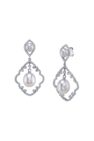 Picture of White Freshwater Pearl Elite Earrings
