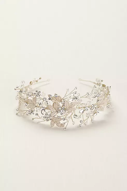 Moldable Crystal Embellished Tiara Image 1