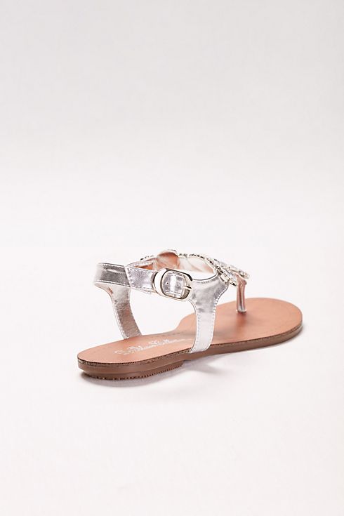 T-Strap Sandal with Halo Crystals  Image 2