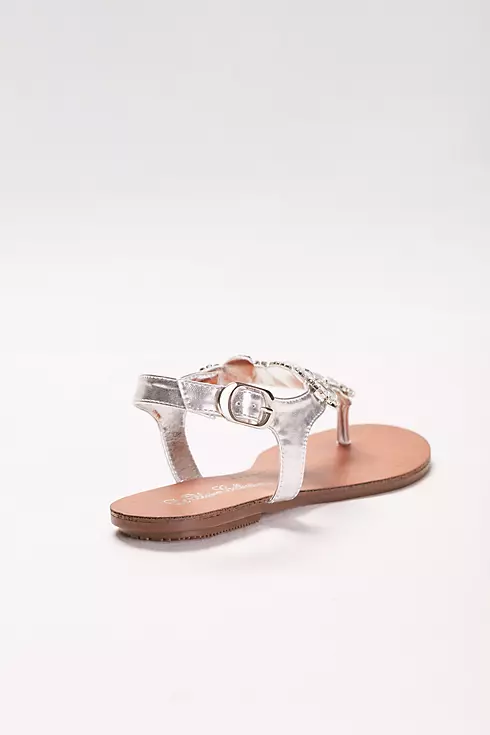 T-Strap Sandal with Halo Crystals  Image 2