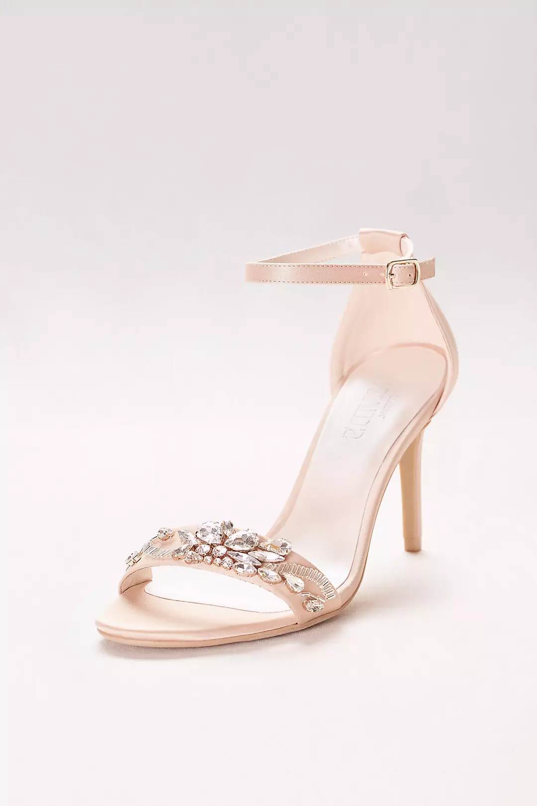 Jeweled Strappy Heels | David's Bridal