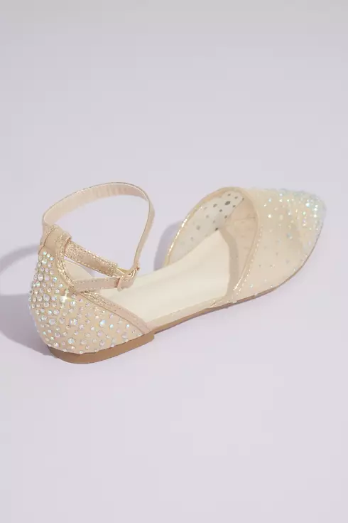 Crystal Pointed Toe Flats Image 2