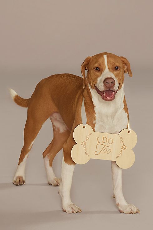 I Do Too Engraved Wooden Dog Sign Image 1
