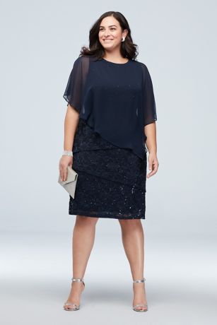 semi formal dress for plus size ladies