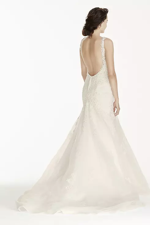 As-Is Tank Mermaid Wedding Dress with Open Back Image 2