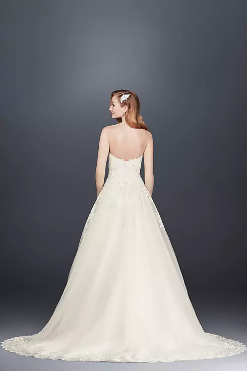 As-Is Petite Beaded Ball Gown Wedding Dress Image 2