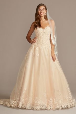 Long Ballgown Wedding Dress - Jewel
