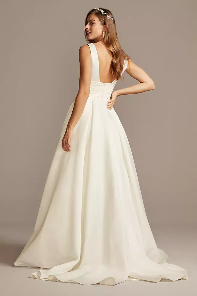 As Is Satin Ball Gown Petite Wedding Dress  Image 3