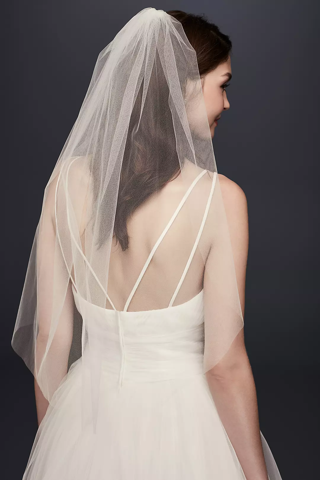 One-Tier Blusher Veil | David's Bridal
