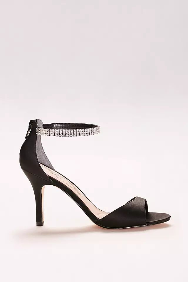 Rhinestone Ankle Strap Two-Piece Pumps Image 3