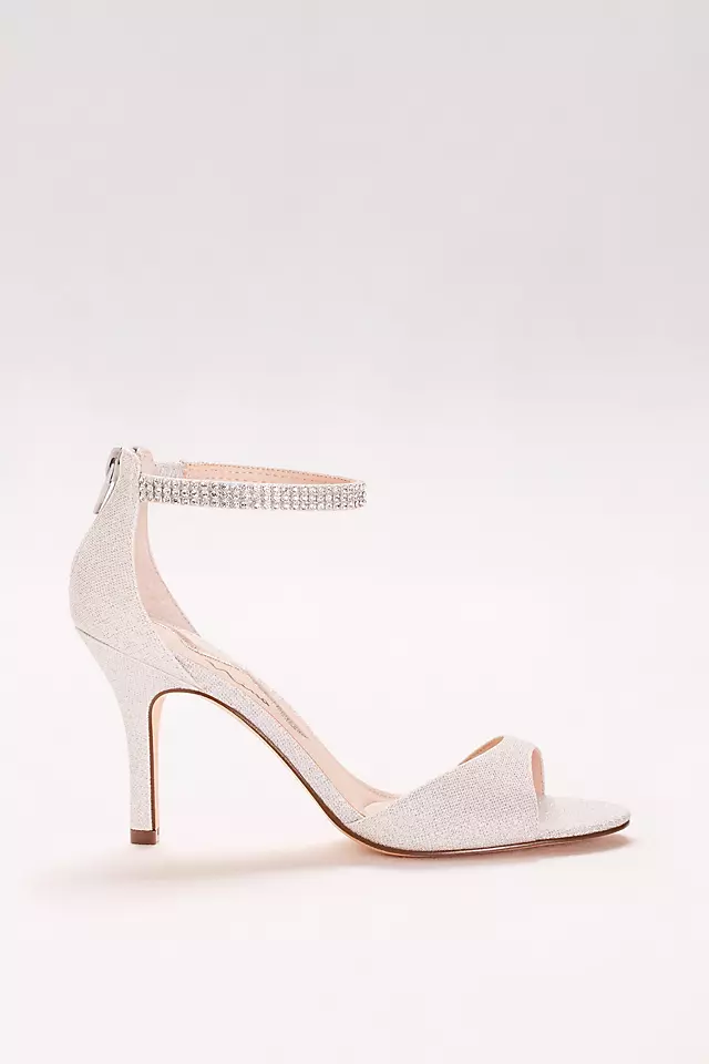 Rhinestone Ankle Strap Two-Piece Pumps Image 2