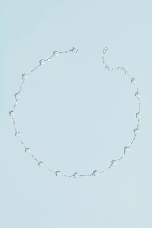 Pearl Station Necklace Image 1