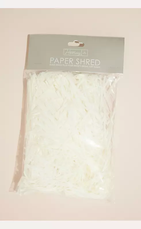 White Paper Shred Gift Bag Filler Image 1