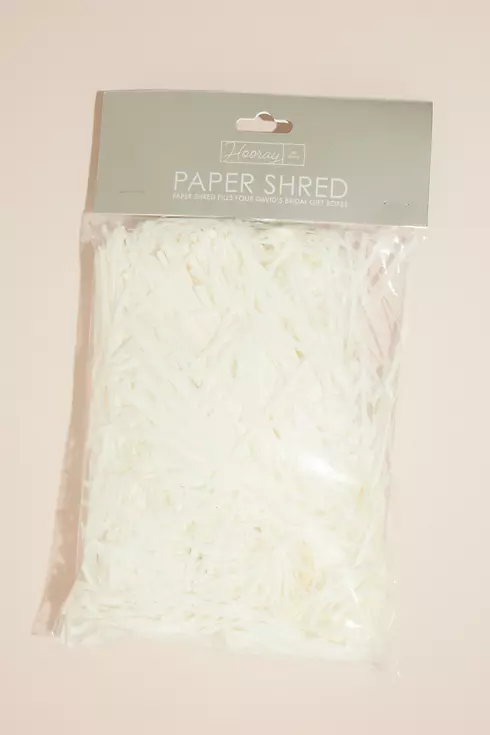 White Paper Shred Gift Bag Filler Image 1