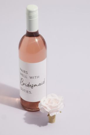 Fabric Rose Wine Bottle Stopper